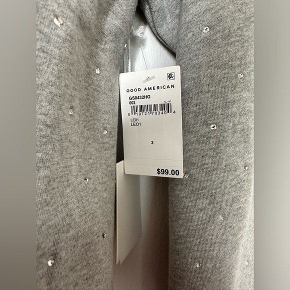 GOOD AMERICAN Zodiac Leo Boyfriend Crewneck Sweatshirt L(3) NWT - Picture 9 of 10